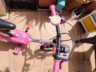 Bicicleta infantil 14 pulgadas rosa