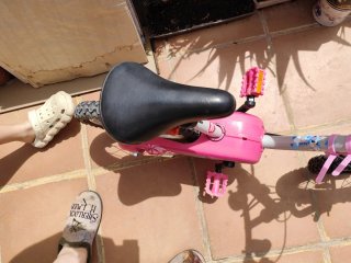 Bicicleta infantil 14 pulgadas rosa
