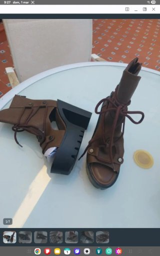 Botines piel marrones Talla 39