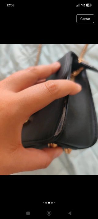 Bolso  Negro y Dorado
