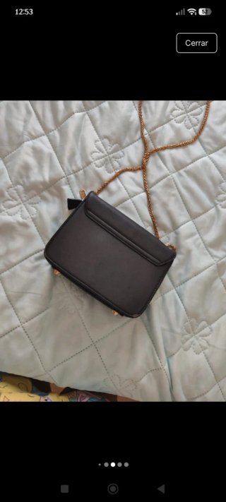 Bolso  Negro y Dorado
