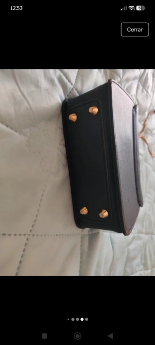Bolso  Negro y Dorado