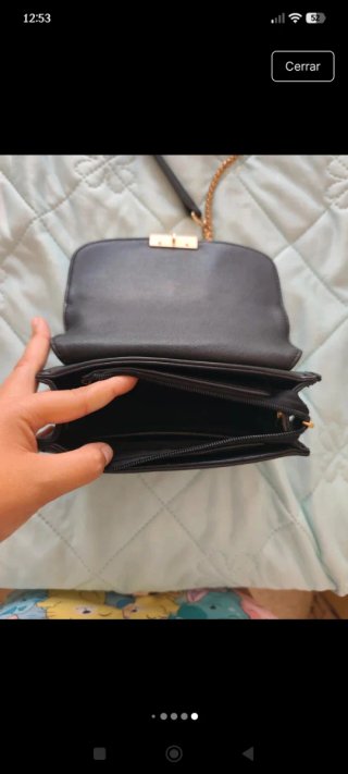 Bolso  Negro y Dorado