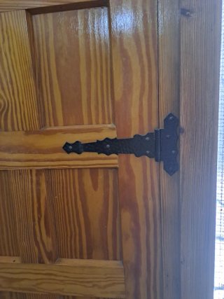 Puerta de madera para campo o planta baja