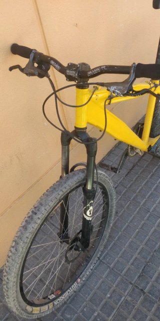 Bicicleta Montaña Amarilla