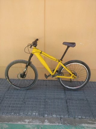 Bicicleta Montaña Amarilla
