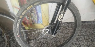 Bicicleta Montaña Amarilla