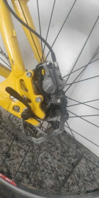 Bicicleta Montaña Amarilla