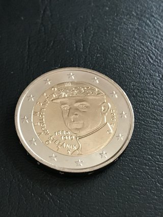 Moneda 2€ Eslovaquia 2019 M. R. Štefánik