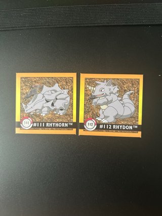Stickers Pokémon Rhyhorn y Rhydon