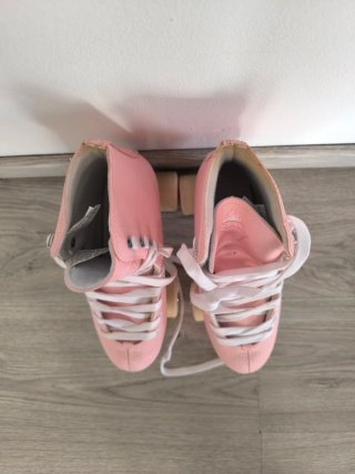 Patines de 4 ruedas rosas Oxelo