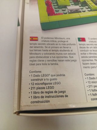 Minotaurus Lego Juego de Mesa