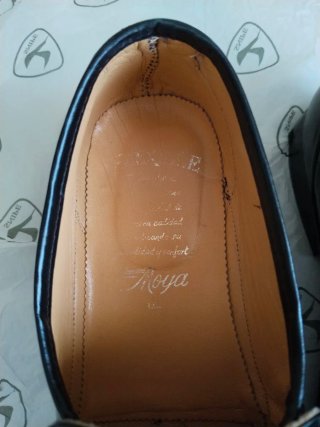 Mocasines de piel hombre negros