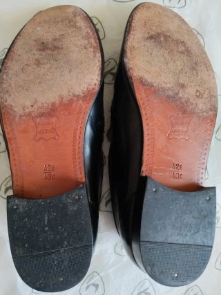 Mocasines de piel hombre negros