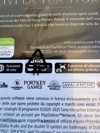 PS5 Hogwarts Legacy Gioco