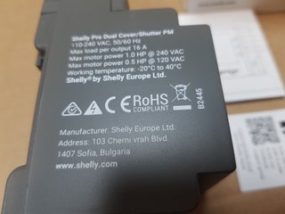 Shelly Pro Dual Cover/Shutter PM