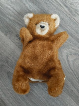 Osito peluche manopla