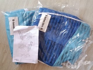 Conjunto cortinas y túnel para cama alta