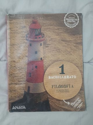 Filosofía 1 Bachillerato Anaya