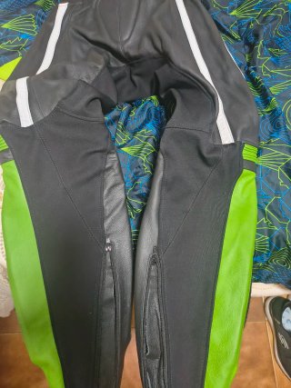 Pantalón Moto Bela X RACE Verde y Negro talla S