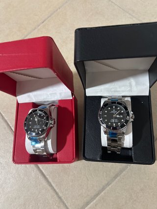 2 Relojes Rolex Submariner Negro y Plateado