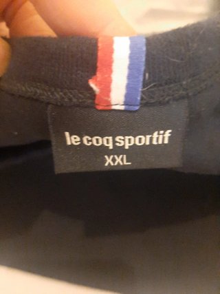 Sudadera Le Coq Sportif Negra y Amarilla