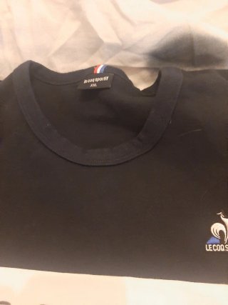 Sudadera Le Coq Sportif Negra y Amarilla