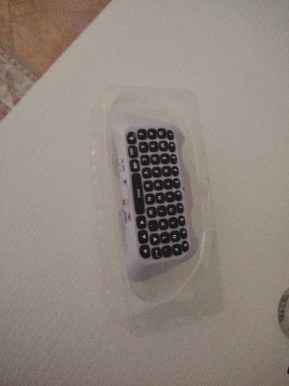 Mini teclado inalámbrico blanco