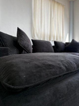 ENTREGA GRATIS!! Sofá Chaise Longue Negro