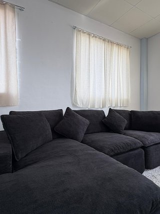 ENTREGA GRATIS!! Sofá Chaise Longue Negro