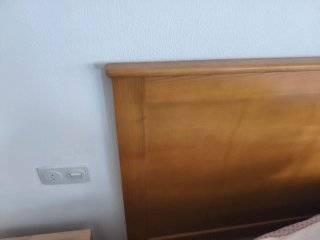 Cabecero de cama 135cm madera