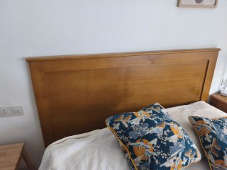 Cabecero de cama 135cm madera