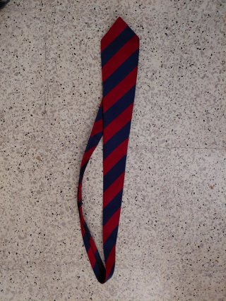 Corbata Barça Rayas Azul y Rojo