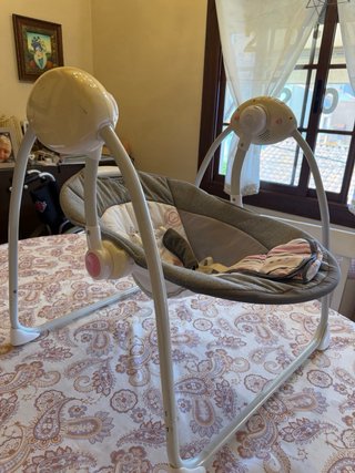 Sillita Mecedora Bebé Gris