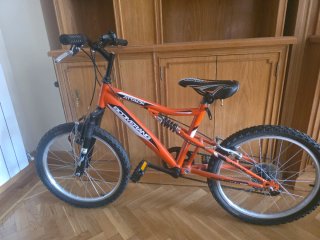 Bicicleta infantil roja