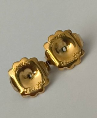 Pendientes Majorica Grandes 14mm Plata 925 Dorada