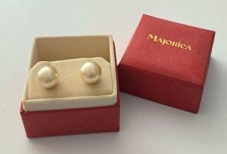 Pendientes Majorica Grandes 14mm Plata 925 Dorada