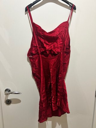 Vicolo Vestito Rosso Taglia Unica Nuovo