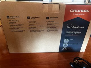 Radio Portátil Grundig Nueva
