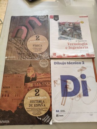 Libros de 1° y 2° de bachillerato tecnológico