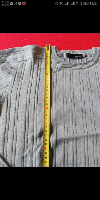 Jersey Conwell cuello redondo gris talla L