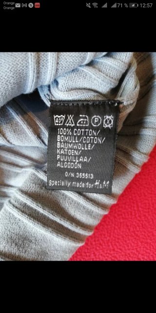 Jersey Conwell cuello redondo gris talla L