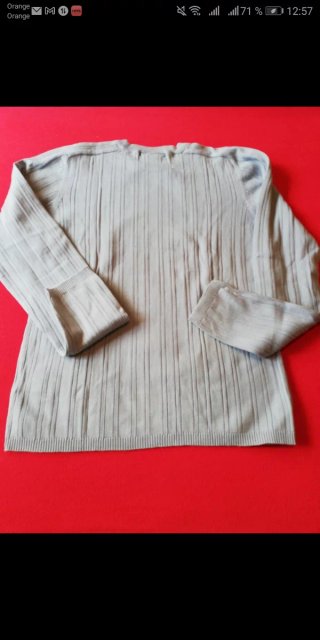 Jersey Conwell cuello redondo gris talla L