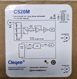 Osciloscopio Digital Cleqee C520M + Accesorios