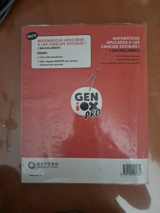Matemáticas aplicadas a las Ciencias Sociales I...
