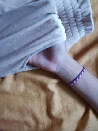 Pantalón de chandal beige