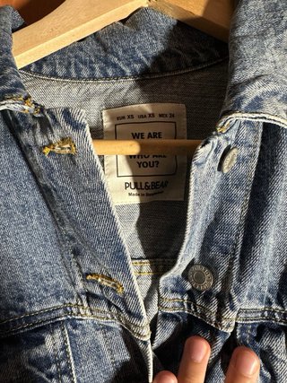 Chaqueta vaquera crop