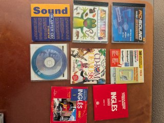 Lote completo de Juegos PC CD-ROM Retro Años 1990