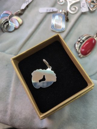 Colgante Pies Plata 925