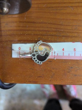 Colgante Pies Plata 925